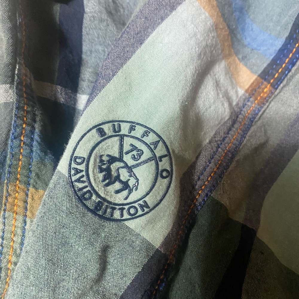 Buffalo David Bitton Multicolor Plaid Button Down‎ Shirt - Picture 6 of 6